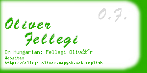 oliver fellegi business card